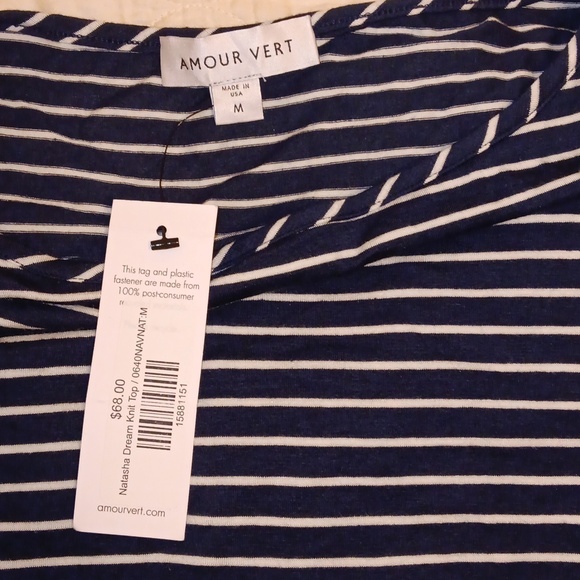 Amour Vert Natasha Dream Knit Top NWT Size Medium - Picture 5 of 5